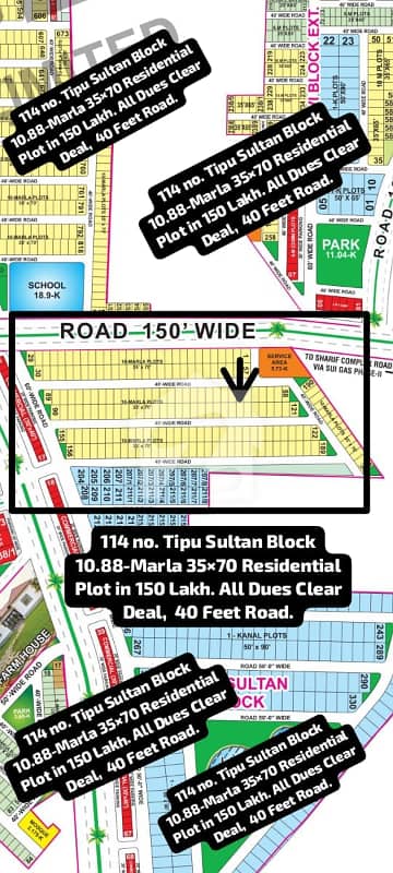4 No. Tipu Sultan Block 10.88-Marla (35 By 70) Residential Plot In 165 Lakh. All Dues Clear Deal, 150 Feet Road , Best Location For Constructing Your Dream House In Bahria Town Lahore 4 No. Tipu Sultan Block 10.88-Marla (35 By 70) Residential Plot In 165 Lakh. All Dues Clear Deal, 150 Feet Road , Best Location For Constructing Your Dream House In Bahria Town Lahore