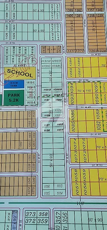 50x90 Possession Level Sunface 50 Feet Wide Road All Dues Clear G-16/3