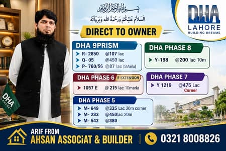 ڈی ایچ اے فیز 5 - بلاک ایم ڈی ایچ اے فیز 5,ڈی ایچ اے ڈیفینس,لاہور میں 1 کنال رہائشی پلاٹ 3.6 کروڑ میں برائے فروخت۔
