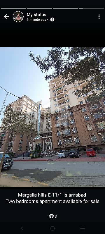 Margalla Hills Three Bed Rooms Apartment Available For Sale
