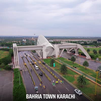 592gz Corner Park Face Plot For Sale In Precinct 20 Golf City BAHRIA Town Karachi