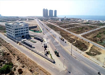 Prime 100 Sq. Yards 3-Side Corner Commercial Plot DHA Phase 8 Peninsula Commercial