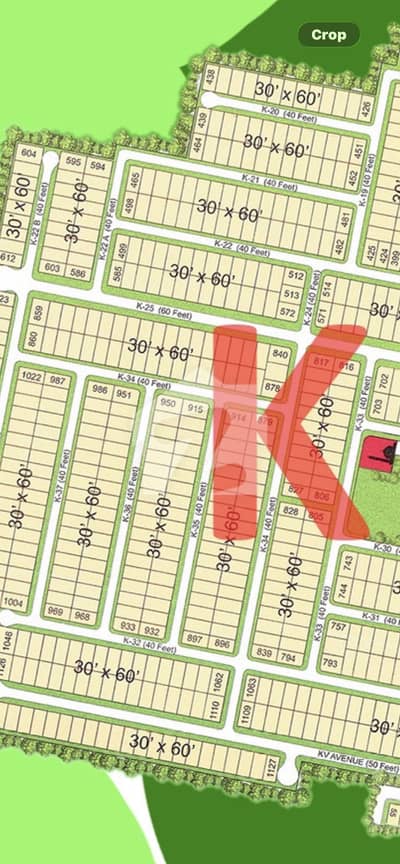 K Block Under-Development Plot For Sale All Dues Clear