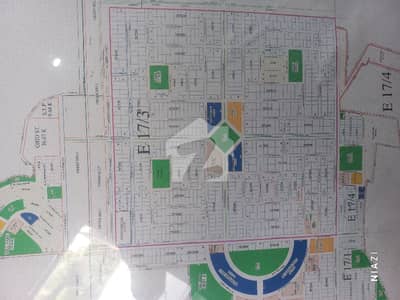 Premium location E-17/3 5090 Pair plots available for sale solid high ground level  at very reasonable price