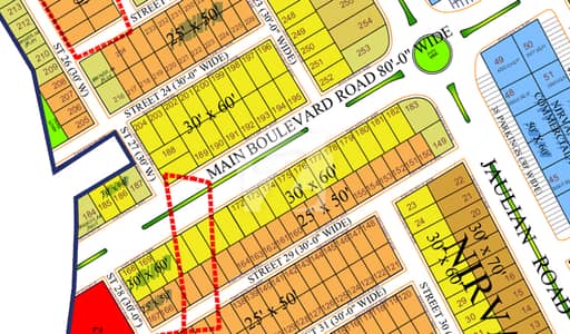 8 Marla Residential Plot On Main Boulevard Nirvana Block Gandhara City. 8 Marla Residential Plot On Main Boulevard Nirvana Block Gandhara City.