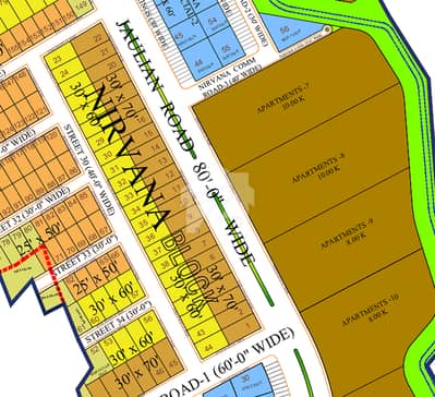 10 Marla Residential Plot For Sale On Main Javlian Road Gandhara City.