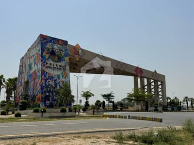 Possession 10 Marla Plot Back of 120 Ft Road for Sale in DHA Phase 9 Prism Block R Plot No. 2733 | Grand Boulevard Back | Build Today No Waiting