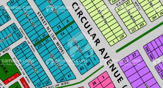 10 Marla Residential Plot #92 Available For Sale In Gulberg Residencia Block N PKR 90 Lac!