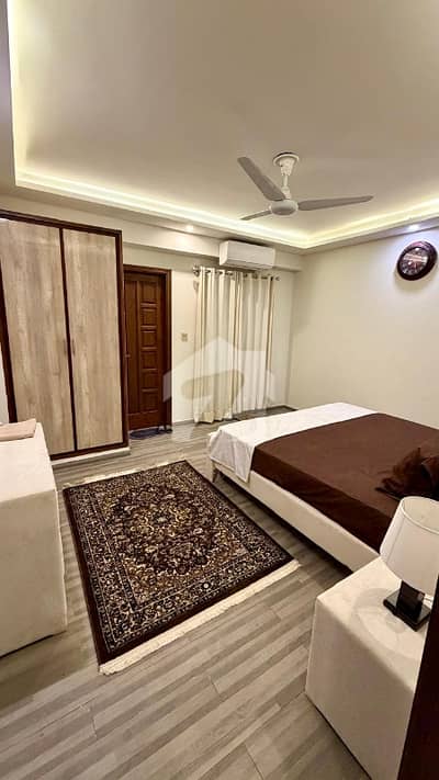 Top City-1 Islamabad Near International Airport Fully Luxury Furnished 1 bed Apartment Available For Rent