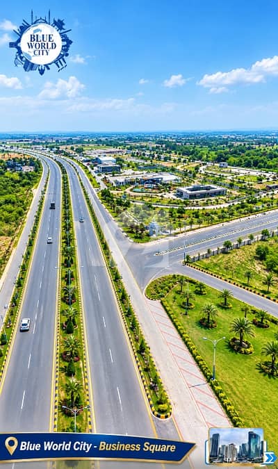 Position Plots, Semi Developed Plots And Installments Plots Available In Blue World City Downtown & Tourism Business District