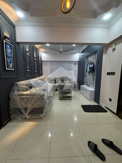 Fully Furnished 2 Bedroom Drawing Lounge Kitchen 1st Floor In Muslim Commercial DHA Phase 6