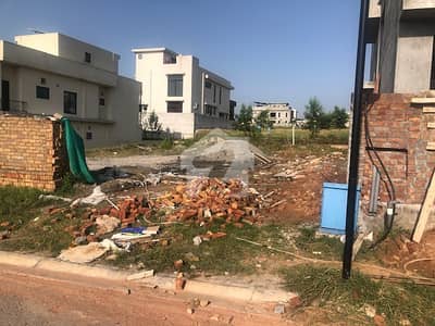 cheap 16 marla solid, south faced plot for sale DHA Emaar islamabad, front back open