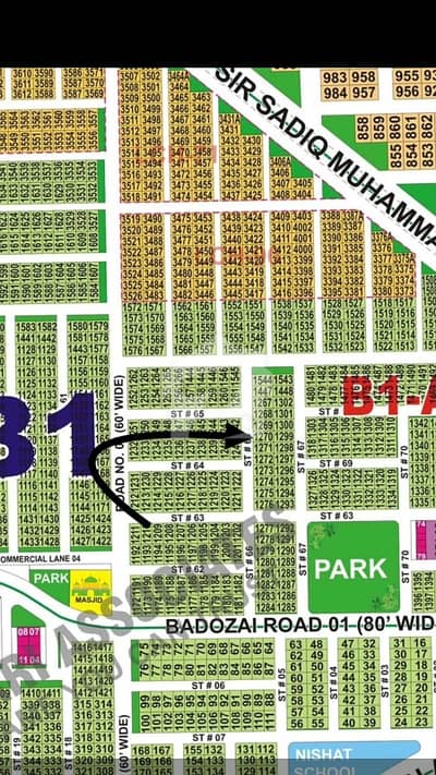 DHA Multan Sector B1 10 Marla Residential Plot Near To Park, Masjid And Commercial.