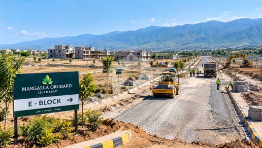 مارگلہ آرچرڈ اسلام آباد میں 10 مرلہ رہائشی پلاٹ 2.7 کروڑ میں برائے فروخت۔