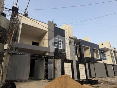 Luxury Brand New Townhouse For Sale Near Sialkot Bakery - Bahadurabad - 7 Rooms - Independent