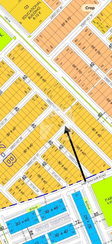 8 Marla Corner ( 30*60 in Block B ) Residential Plot No: 4999 For Sale in Faisal Town Islamabad.
