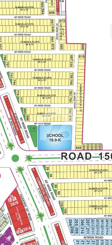 Ghaznavi Block 10.56 Marla Plot Available