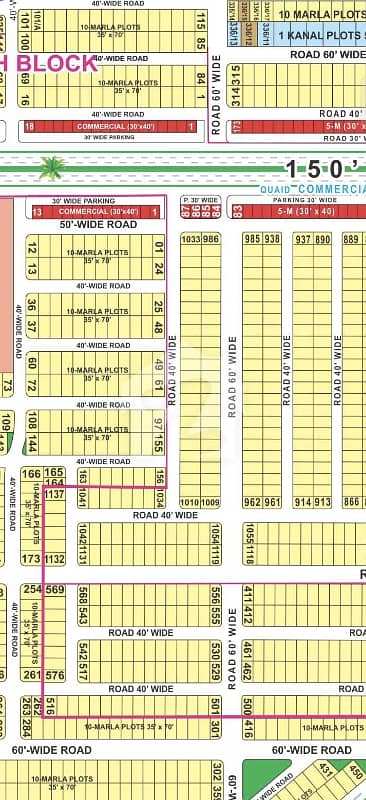 10 Marla Plot Available In Quaid Block