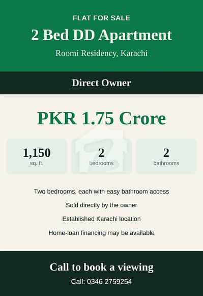 Flat Available Direct Owner