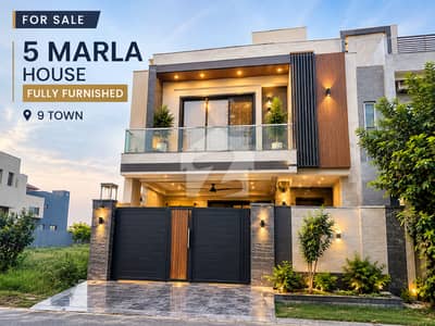 5 Marla Fully Furnished House For Sale In 9 Town | 100% Original Pictures