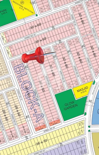 8 MARLA PRIME LOCATION PLOT FOR SALE BLOCK A FAISAL HILLS