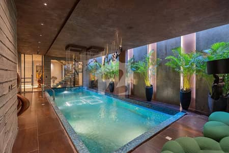 100% ORIGINAL ADD 1 KANAL MOHSIN DESIGN ULTRA MODERN FULL BASEMENT LUXURY VILLA WITH INDOOR SWIMMING POOL FOR SALE IN DHA PHASE 6 NEAR TO SPICE BAZAR.