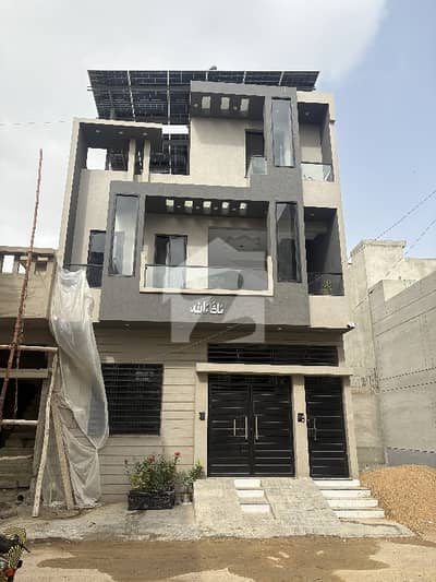 Brand New 120 Sq. Yd. G+1 Luxury House With Zero Electricity Bill (Complete Solar System)
