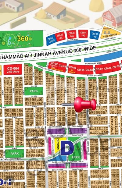 Dha Multan Sector D Corner Near 300 Fet Road For Sale Prime location near Park and Commercial Market at investor Rate Near to possession Development Complete.
