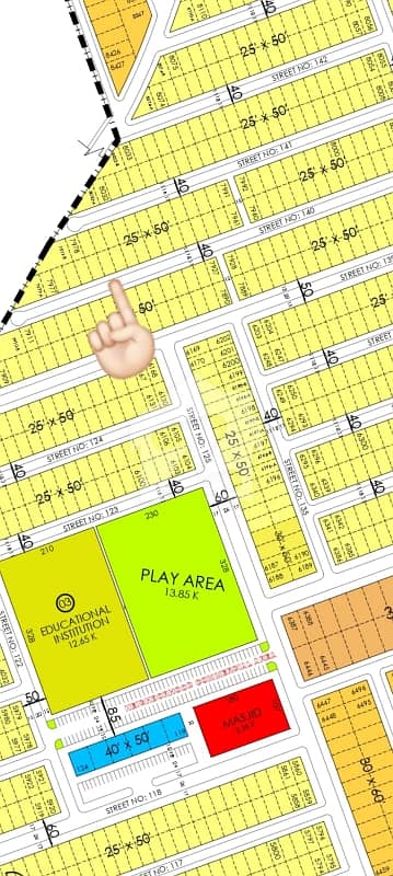 5 Marla Solid Margalla Face Plot Block C Faisal Hills For Sale