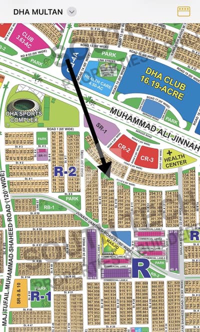 DHA Multan R-2 20Marla Corner Plot + 11 Marla Extra Land | Prime Location