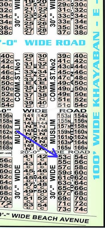 100 Yards Plot in dha phase 6 Muslim Commercial