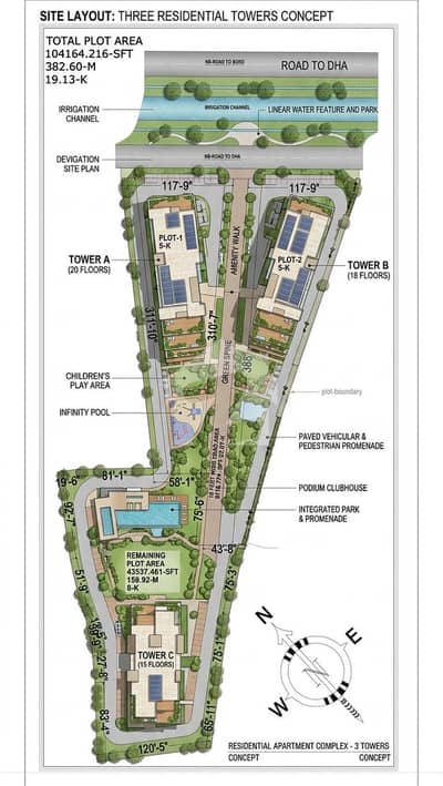 5 kanal commercial plot mian nasir bagh road