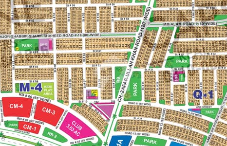 1 Kanal Prime Location Plot Sector M, DHA Multan | Ideal for Dream Home or Investment