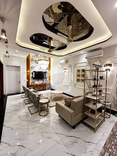 8 MARLA BRAND NEW LUXURY FULLY DOUBLE-HEIGHT FULLY FURNISHED HOUSE