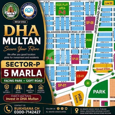 Facing Park + 120ft Road Plot For Sale