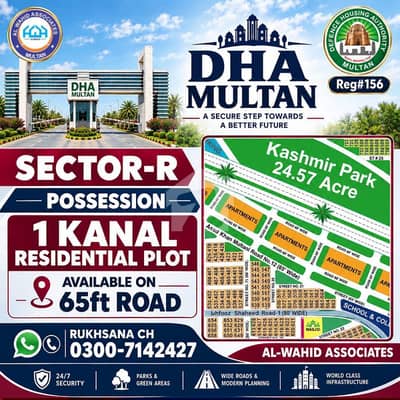 1 Kanal Residential Plot Is Available In Affordable Price In DHA Phase 1 - Sector R