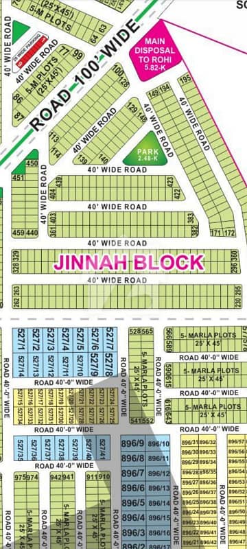 5 Marla Residential Plot Available For Sale In Bahria Town - Jinnah Block 5 Marla Residential Plot Available For Sale In Bahria Town - Jinnah Block