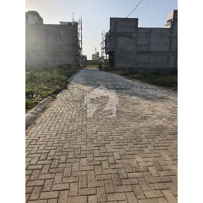 Saadi Garden Block 4 West Open Corner Plot 400 Square Yards Transfer Plot
