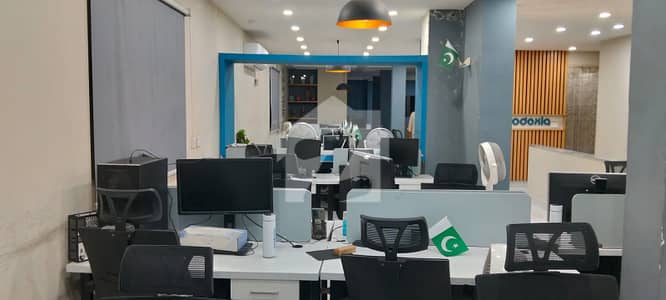 Fully Furnished Brand New Office Area 4000 Square Feet Available For Rent in Liberty Market Gulberg 3 Lahore