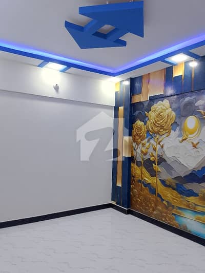 1st Floor Flat UMER Plaza Available For Sale 2 bed lounge In North Karachi Sector 11c/1