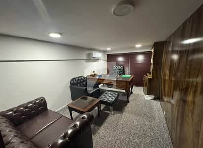 Dha Office For Rent Furnished Mezzanine Floor 936 Square Feet Main Road Entrance Best Location