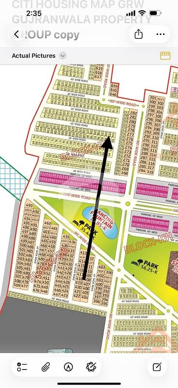 Citi Housing Phase 3 Block HH Near School,Commercial Market And Mousqe