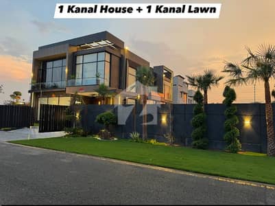 2kanal Brand New ONE PLUS ONE 2 Kanal Full Furnished House For Sale