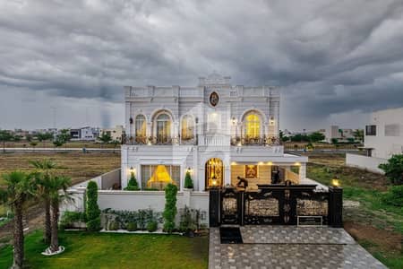 100% ORIGINAL FAISAL RASOOL WHITE ROYAL DESIGN FULLY FURNISHED VILLA FOR SALE IN DHA PHASE 6 NEAR TO RINGROAD.