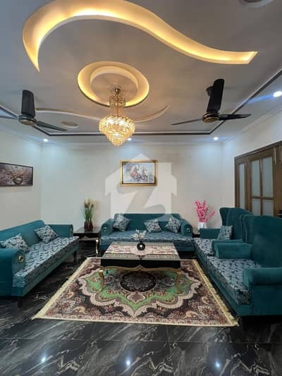 Faisal Town Block A 8 Marla . [(Fully Furnished)]. Double Unit House Available For Rent