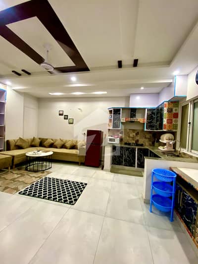 Available for rent 2 bed furnished apartment sector c1 Bhria enclave Islamabad
