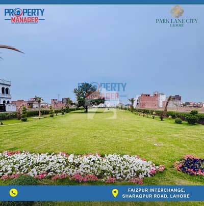 10 Marla Residential Plots in Park Lane City Lahore Phase II | 5-Year Payment Plan