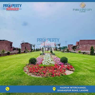 5 Marla On ground Residential Plots in Park Lane City Lahore Phase II | 4-Year Payment Plan