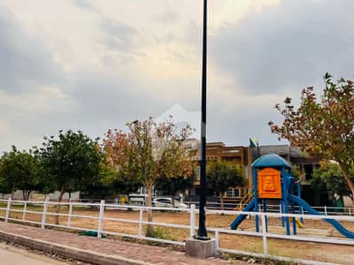 Plot For Sale In Sector N Solid Land Semi-Corner GreenPatch Heighted Location Possession Utility Paid South Facing In Bahria Enclave Islamabad