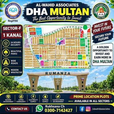 A Stunning Residential Plot Is Up For Grabs In DHA Phase 1 Sector F - Block 4 Multan On Prime Location